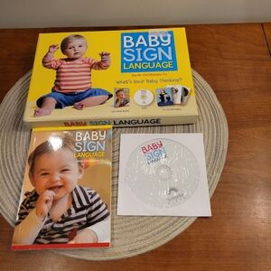 🫟EUC~Baby Sign Language Book + DVD Set -